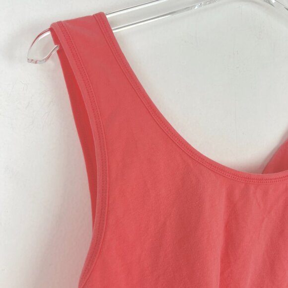 NWT American Eagle Twisted Back Cropped Tank Top Crop Top Coral Size XL NEW - Picture 2 of 11